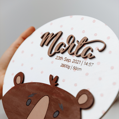 іменна табличка
дитяча метрика
подарунок на народження
подарунок на хрестини
персоналізований подарунок