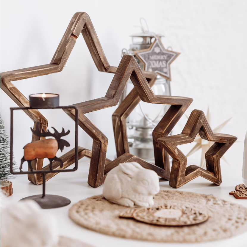 Набір декоративних зірок ручної роботи