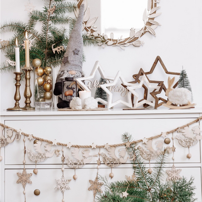 Набір декоративних зірок ручної роботи