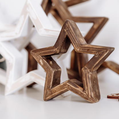 Набір декоративних зірок ручної роботи